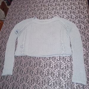 Bluenotes White Textured Sweater